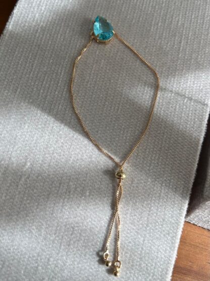 Pulseira Regulável Gota Azul Acqua